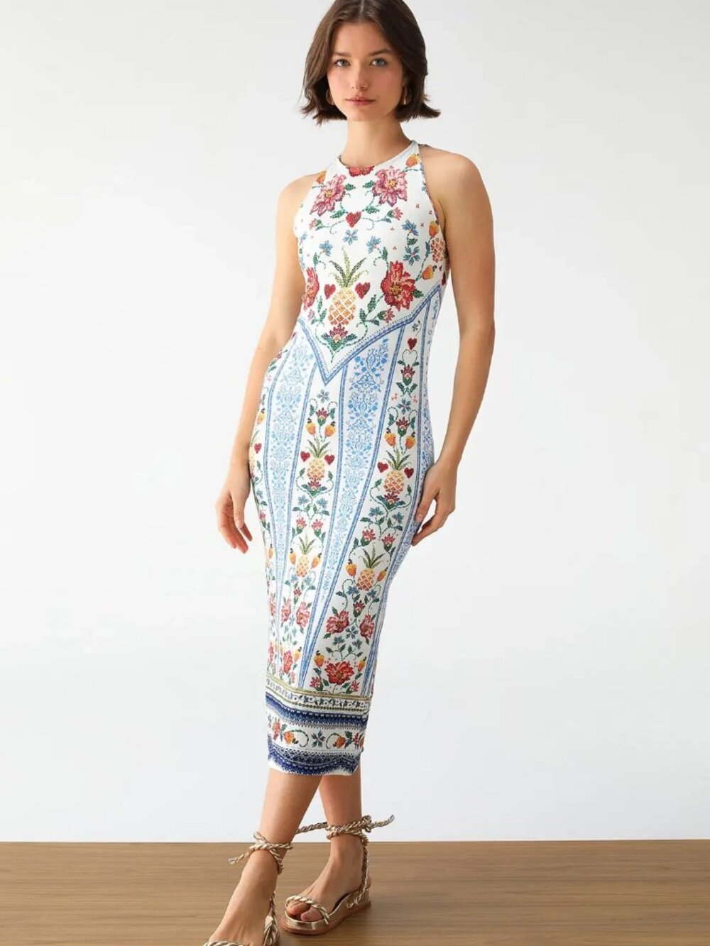 NWT Farm Rio Dress With Tags Size Extra Large  ( GG IN TAG0  Bx93 4/4 VC